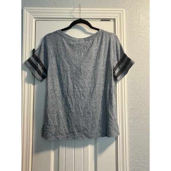 Splendid Shirt Womens Size XS Xsmall Blue Stripe Short Sleeve Lounge $48 NWT - Picture 6 of 6